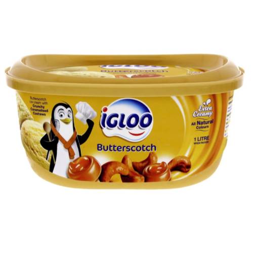 Igloo Caramel Ice Cream Butter Flavor 1 L