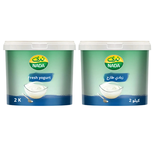ندى زبادي كامل الدسم 2 كيلو