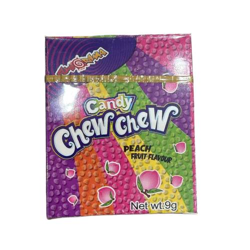 Funorama Candy Chew Chew Peach Fruit Flavour 9 G