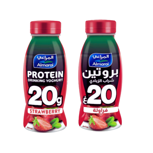 المراعي شراب زبادي بروتين بطعم الفراولة 250مل    