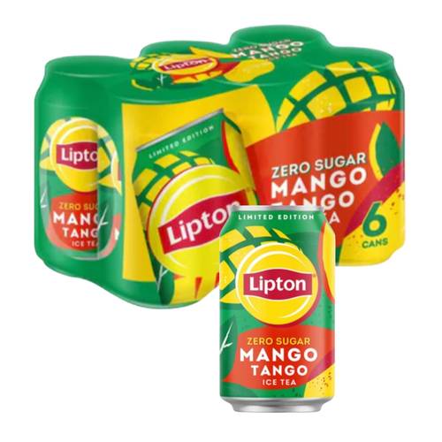 Lipton Mango Iced Tea Without Sugar 6 * 310 ML