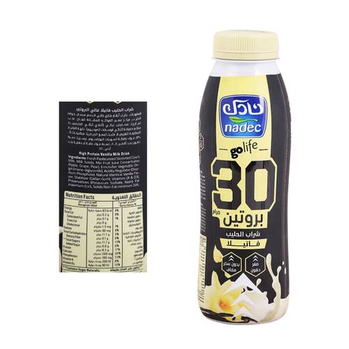 نادك حليب بروتين فانيلا 350 مل