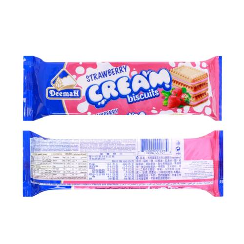 Deemah Biscuits With Strawberry Cream 68 G
