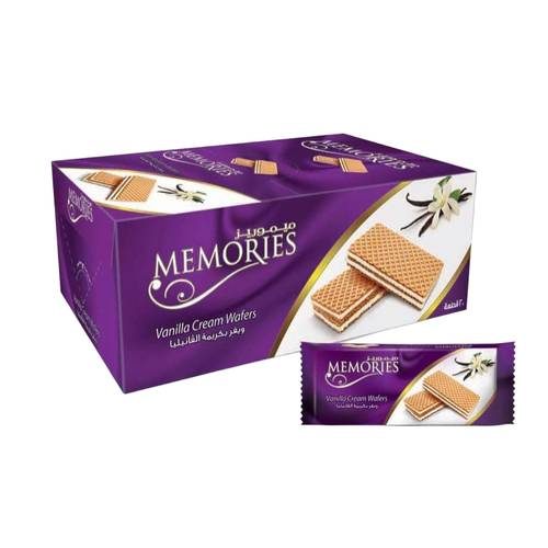 Memories Vanilla Cream Wafer 24 * 25 G