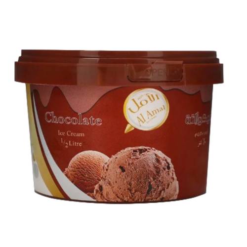 Al Amal Ice Craem Chocolate 500 ML