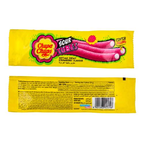 Chupa Chups Jelly Candy Strawberry Flavor 24 G