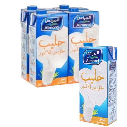 Almarai Lactose-Free Milk, 4 packs, 1 L