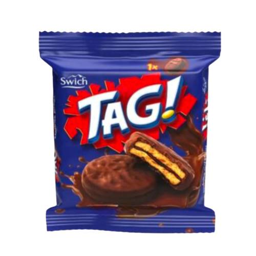 Tiffany Tag Biscuit Coated Chocolate 23 G