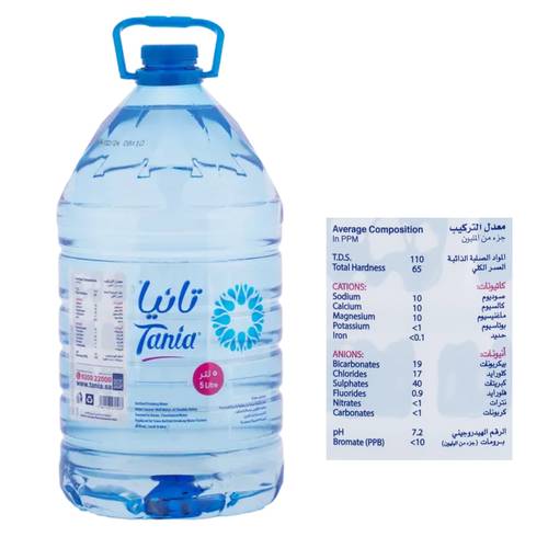 تانيا مياه شرب 5 لتر