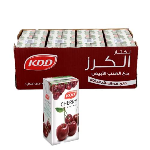 كي دي دي عصير الكرز مع العنب الأبيض 24 * 180 مل