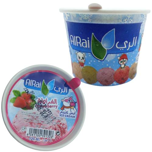 AL-Ray Strawberry Ice Cream Cup 120 ML