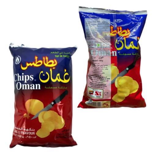عمان بطاطس بنكهة الفلفل الحار 150 جرام