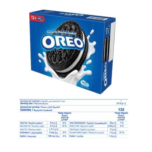 Oreo Orginal  12 PC * 36.8 G