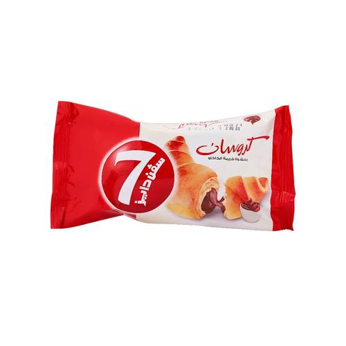 7D      LUSINE 7D CROISSANT WITH COCOA CREAM 55 G 