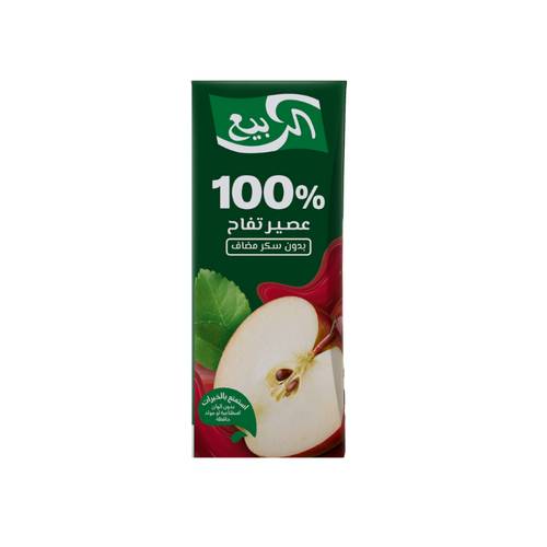 الربيع عصير تفاح بدون سكر 185 مل