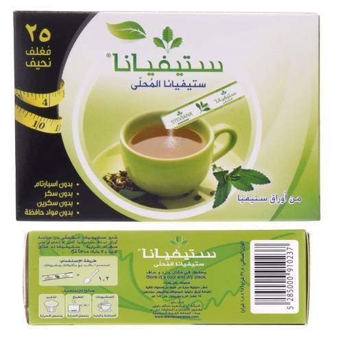 استيفيانا سكر محلى 25 ظرف
