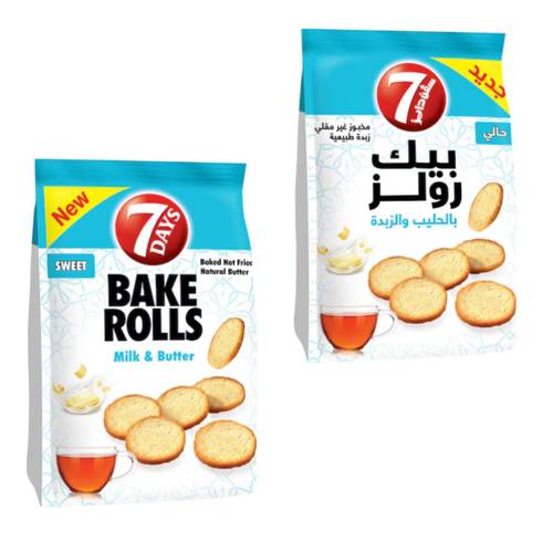 7days Bake Rolls Milk & Butter 60 G 