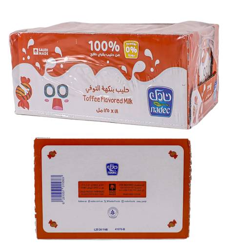 نادك حليب بنكهة التوفي 18 * 125 مل