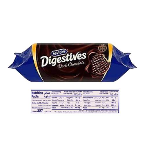 Mcvitie's Dark Chocolate Digestive Biscuits 100 ل