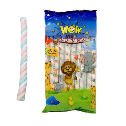 Wow Me Marshmallow Candy in Natural Colors 1 PC * 13 G