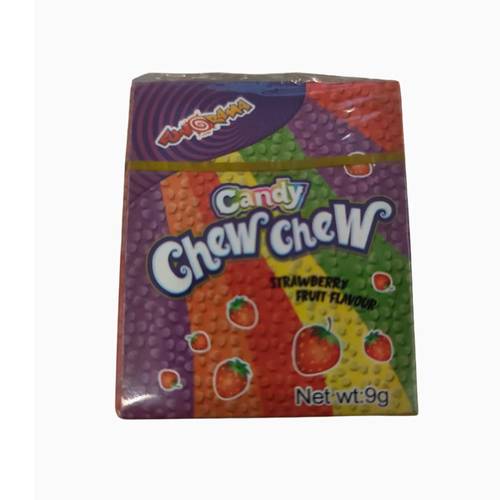 Funorama Candy Chew Chew Strawberry Fruit Flavour 9 G 