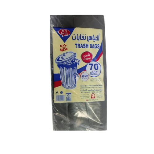 لالا اكياس نفايات عادي 70 جالون * 2500 جرام