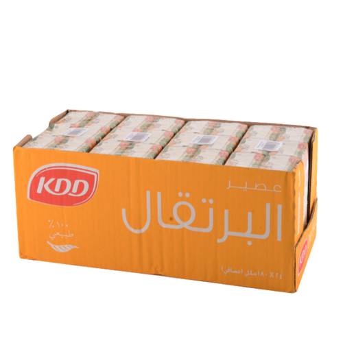  كي دي دي عصير البرتقال  24 حبة  * 180 مل