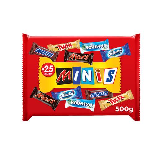 Minis Red Chocolate Assorted 25 PC 500 G