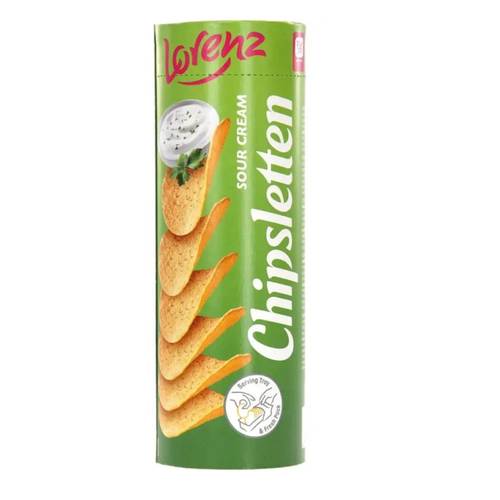 Lorenz Chipsletten Sour Cream Flavor Potato Chips 100 G