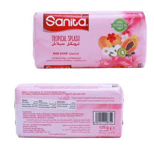 Sanita Tropical Splash Soap 125 G