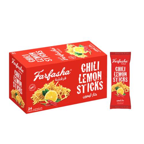 Farfsha Hot Lemon Potato Sticks 24*15 G