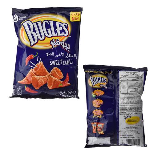 Bugles Sweet Chili Flavored Corn Flakes 125 G