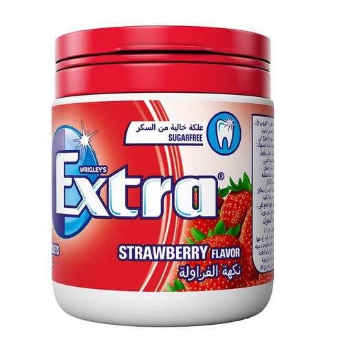 Extra Sugar-Free Strawberry Gum 60 PC