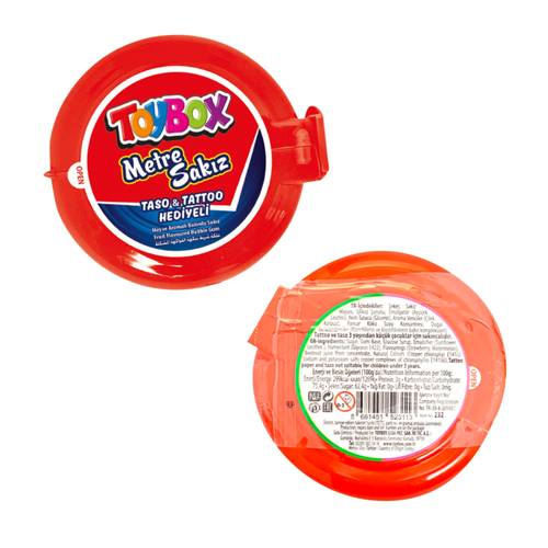 Toy Box Chewing Gum Strip With Mixed Fruit Flavor 20 G