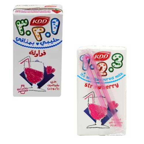 كي دي دي حليب الفراوله 125 مل
