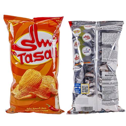 Tasali Potato Chips Spicy Cream Cheese Flavor 155 G