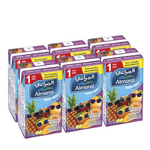 Almarai Mixed Fruit Juice 6 * 140 ML