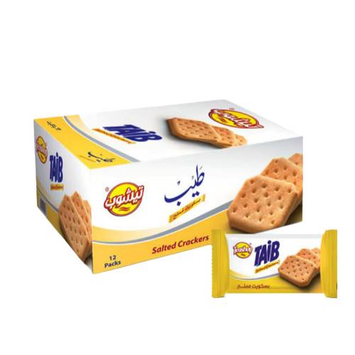 Teashop Tayyab Salted Biscuits 12 * 75 G