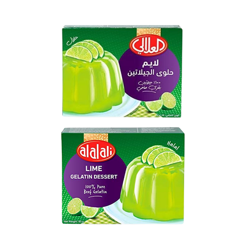العلالي جيلاتين لايم 85 جرام