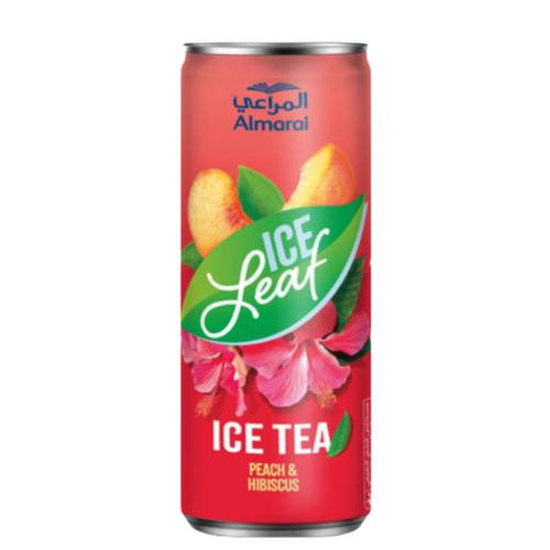 Almarai Ice Leaf Ice Tea Peach & Hibiscus 240 ML