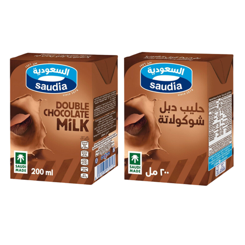 السعودية حليب دبل الشوكولاتة 200 مل