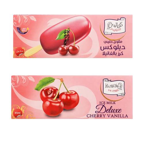 Kwality Ice Cream Deluxe Cherry Vanilla 85 ML