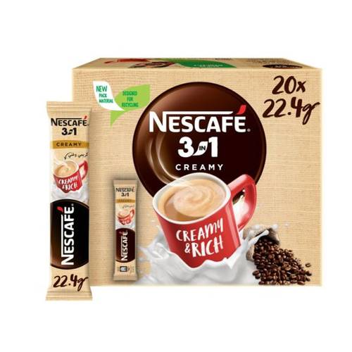 نسكافية 3 * 1 لاتية كريمي 20 * 22.4 جرام