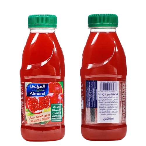 Almarai Mixed Fruits & Pomegranates Without Added Sugar 200 ML