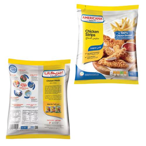 Americana Chicken Strips 750 G