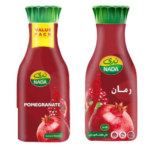  ندى عصير الرمان 1.3 لتر 