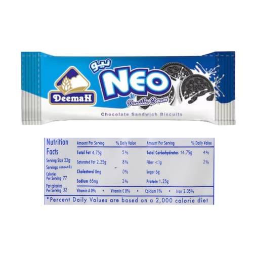 Deemah Neo Vanila Cream Biscuits 30 G