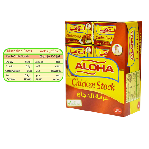 Aloha Chicken Stock 480 G 12 PC