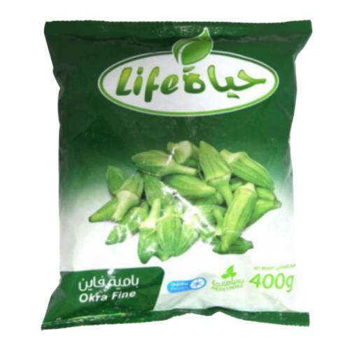 حياة بامية مجمدة 400 جرام