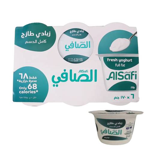 الصافي زبادي 6 قطع كامل الدسم